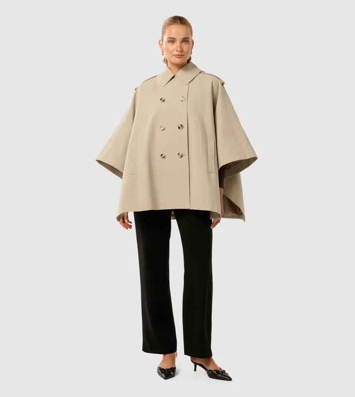 TINA Cape Trench Jacket